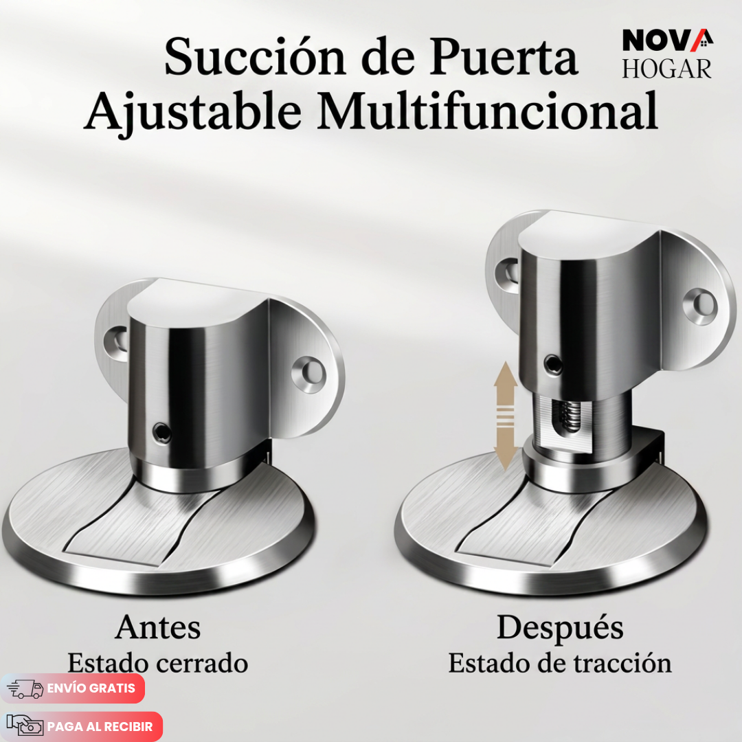 DoorKeep™ Kit x3 Topes Magnéticos Protector De Puerta Y Pared