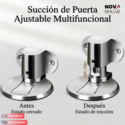 DoorKeep™ Kit x3 Topes Magnéticos Protector De Puerta Y Pared