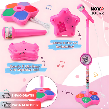 Star K-Pop™ Micrófono Infantil con Luces y Altavoz