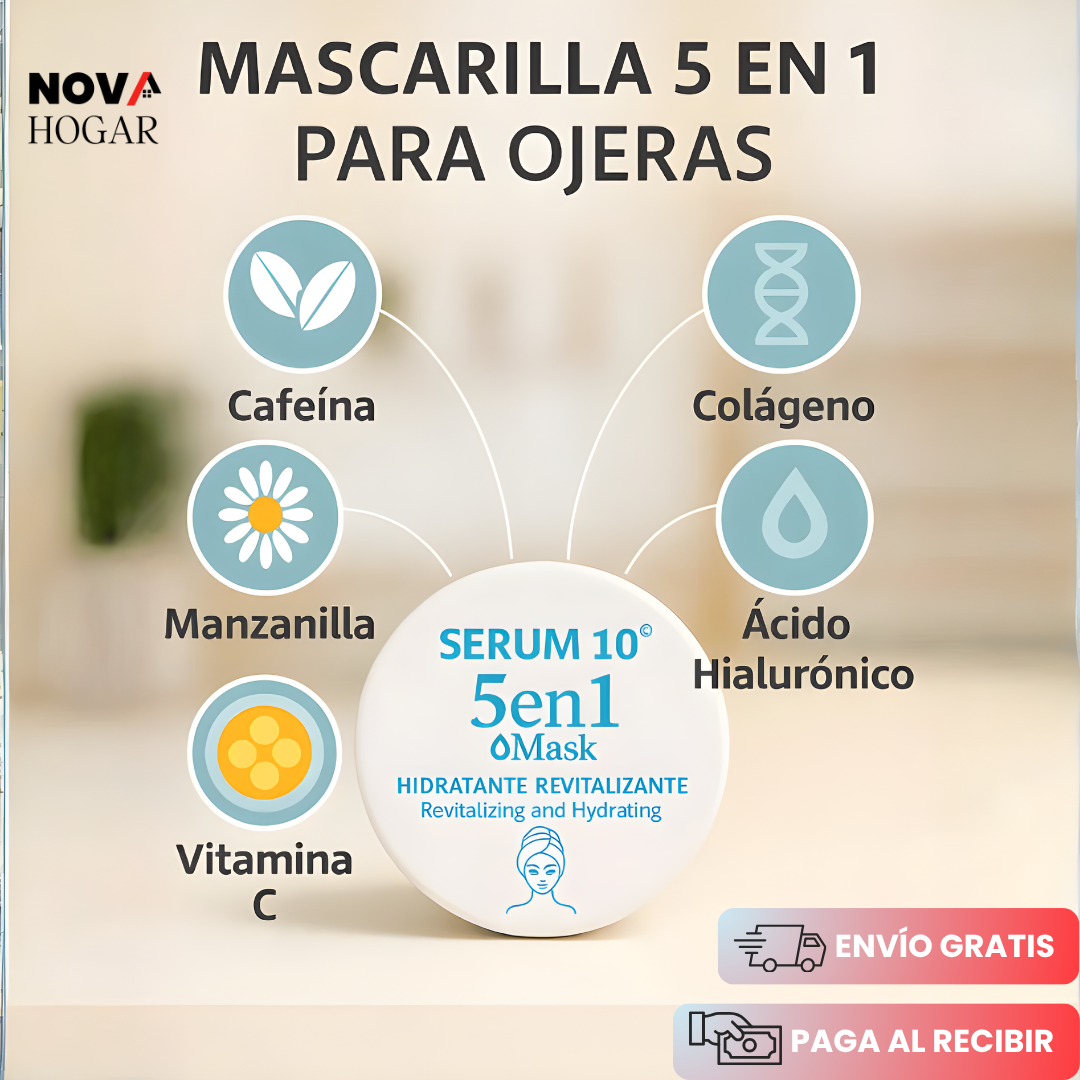 Serum 10® Pack X60 Parches Hidratantes y Revitalizantes 5 en 1