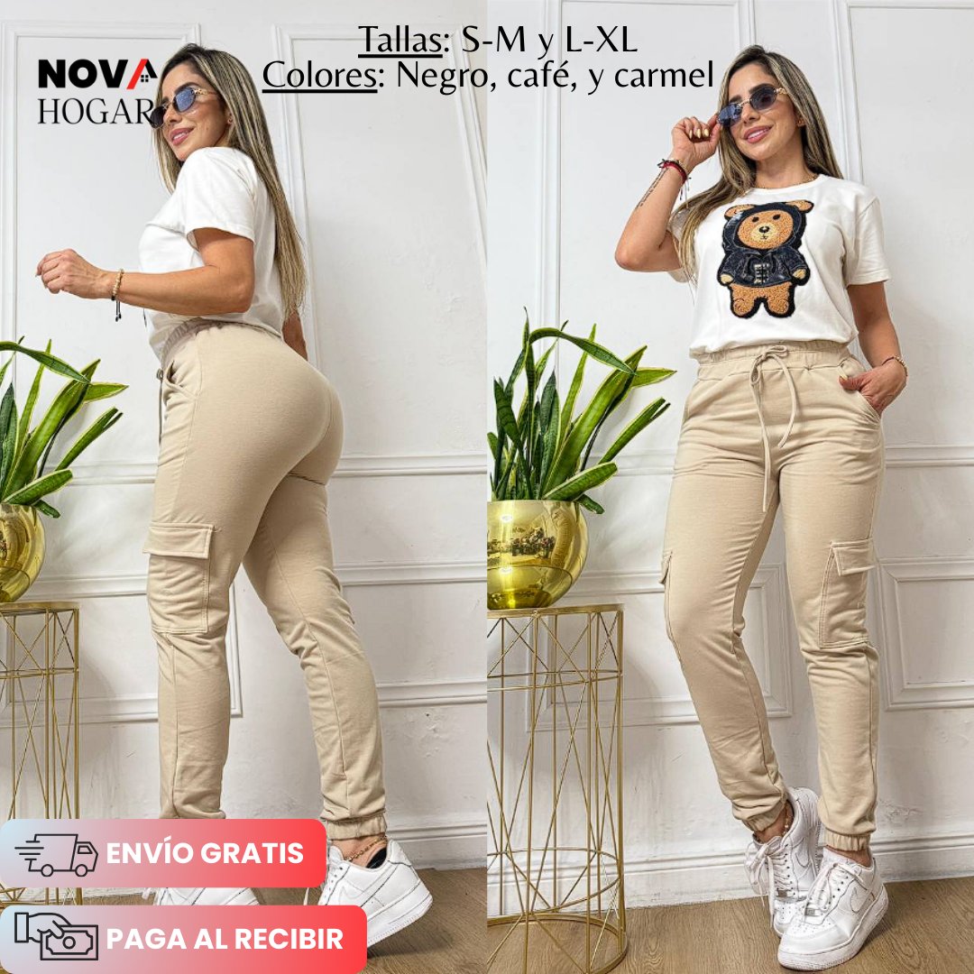 UrbanBear™ Conjunto Moderno con Diseño de Oso