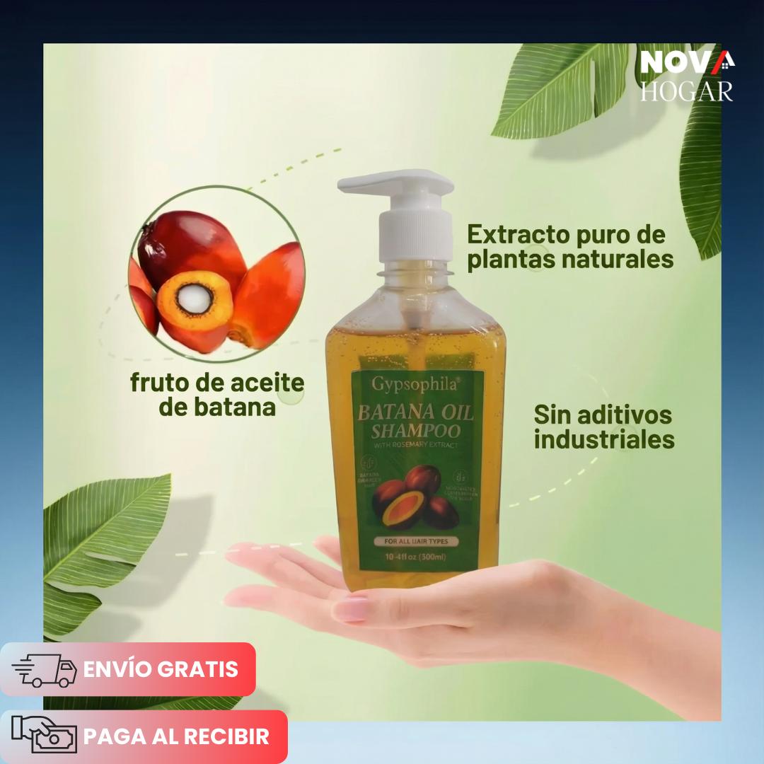 2x1 Gypsophila® Shampoo Reparador con Aceite de Batana