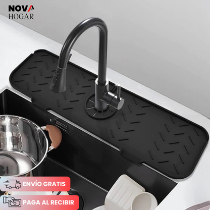 AquaBarrier™ Tapete de Silicona para Grifo Escurrido Rápido
