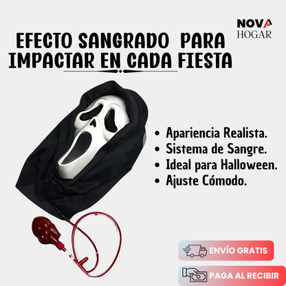 ScarletGhost™ Máscara Fantasmal con Sangrado