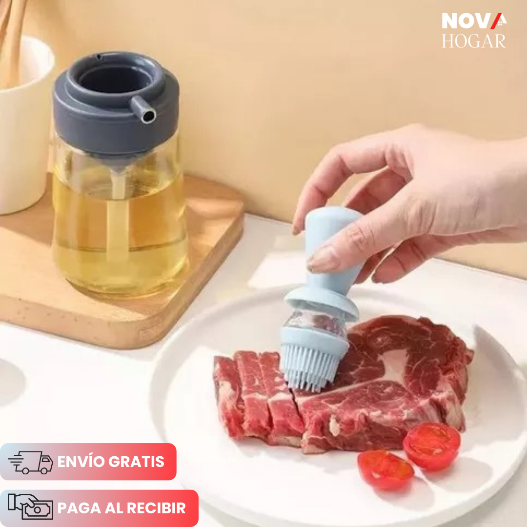 EasyOil™ Dispensador de Aceite con Brocha de Alta Precisión