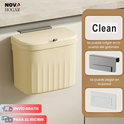 EasyHang™ Canasta de Basura Colgante con Apertura Versátil