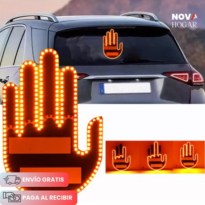 AutoGesture™ Mano LED Interactiva con Control Remoto