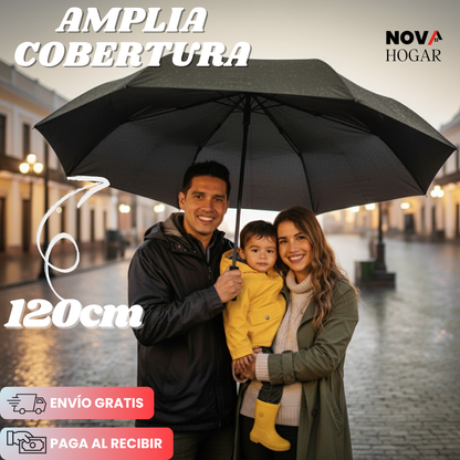 SkyShield Fold™ Sombrilla Extragrande Reforzada 120 cm