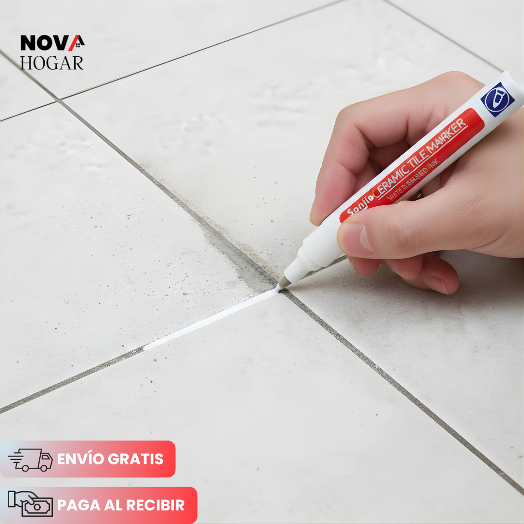 Pack x4 TileMark™ Marcador para Restauración de Juntas de Cerámica