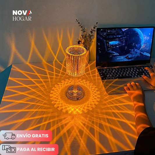 NeonVibe™ Hermosa Lámpara Multicolor con Parlante Bluetooth
