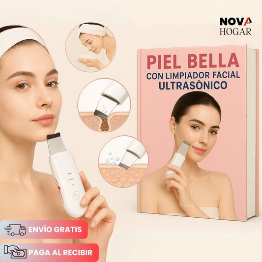 SkinLift™ Limpiador Ultrasónico + Guía para Piel Bella