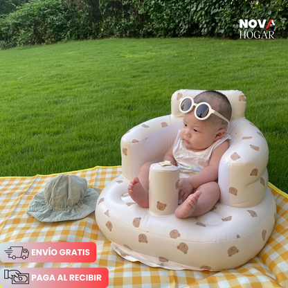 SafeSit™ Asiento Inflable Seguro Portátil para Bebés
