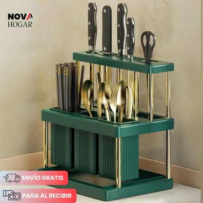 TidyBlade™ Organizador Escurridor de Utensilios