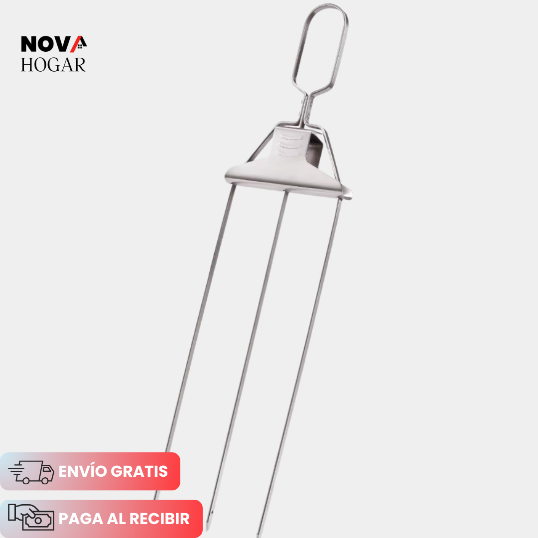 2x1 GrillTamer™ Tenedor de Acero Inoxidable para BBQ