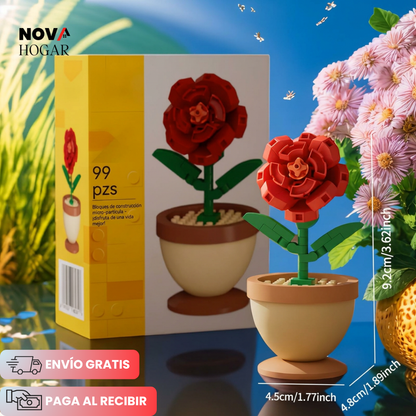 BrickBotanics™ Mini Flores De Bloques Armables