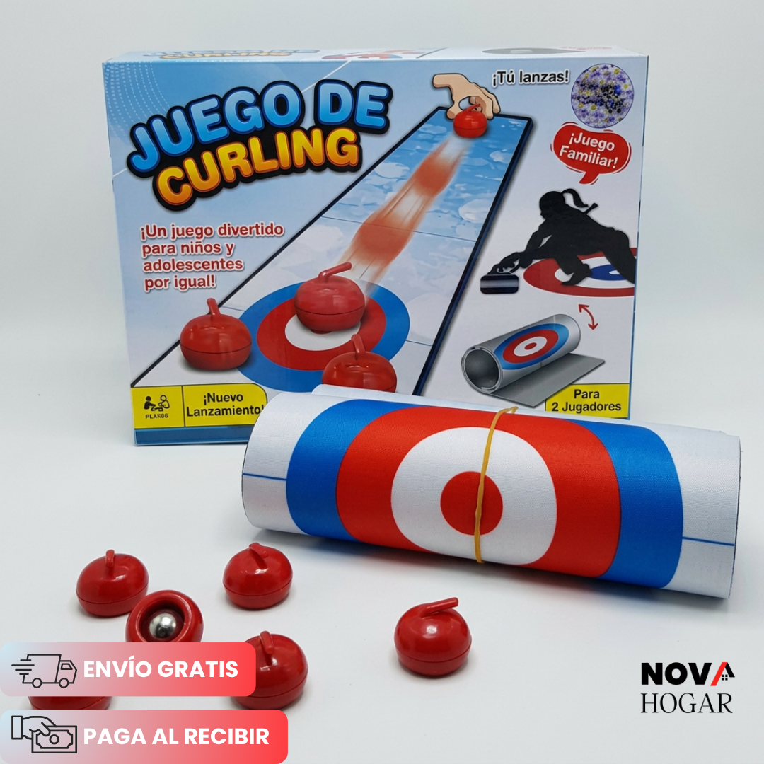 Slide & Score™ Juego de Curling de Mesa