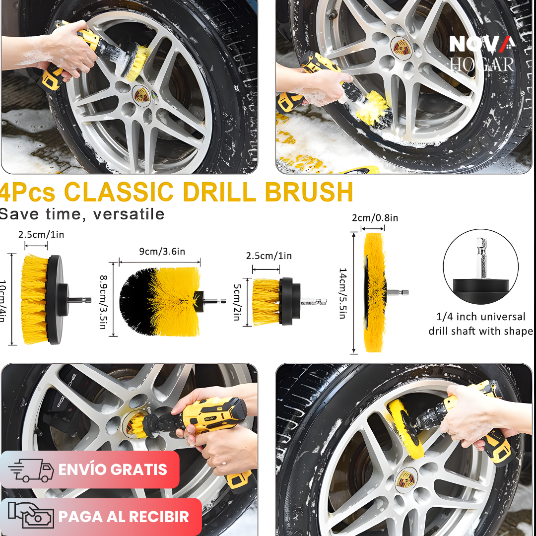 DetailerCar™ Kit de Limpieza Profesional 22 Piezas