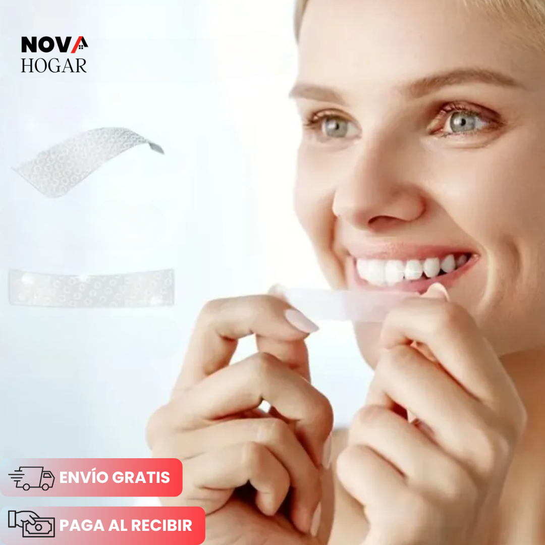 Pack x14 WhiteGlow™ Tiras Blanqueadoras de Dientes