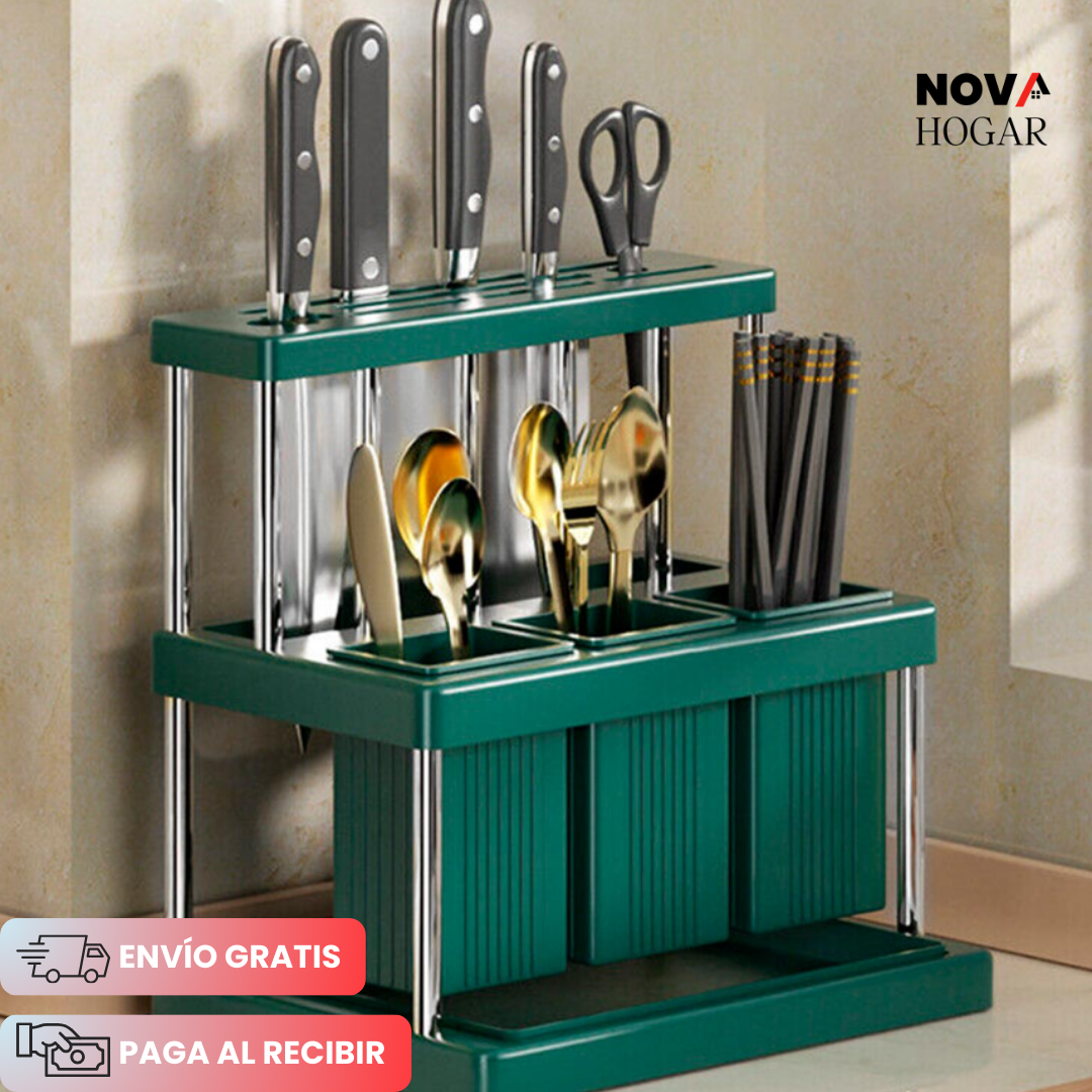 TidyBlade™ Organizador Escurridor de Utensilios