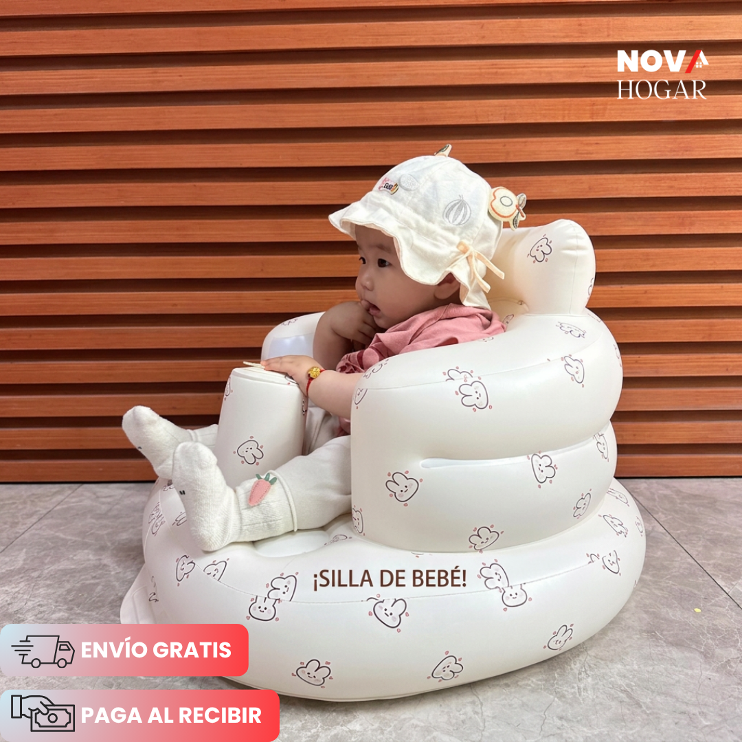 SafeSit™ Asiento Inflable Seguro Portátil para Bebés