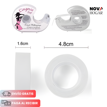 2x1  InvisiHold™ Cinta Adhesiva Invisible para Escote