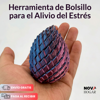 2x1 DragonEase™ Huevo Sensorial Relajante Dragón