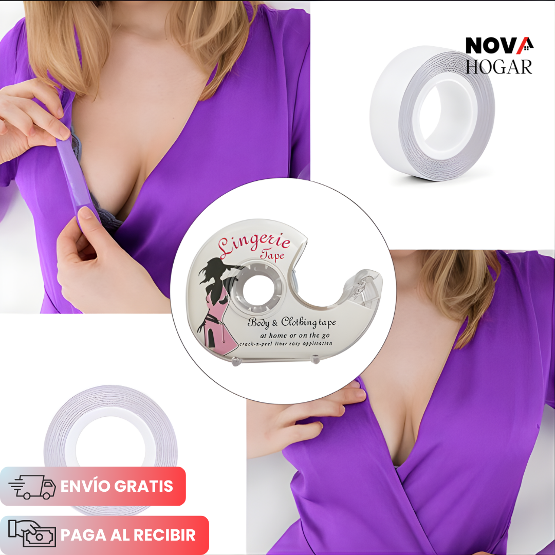 2x1  InvisiHold™ Cinta Adhesiva Invisible para Escote