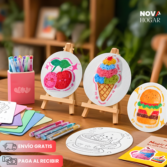 MagicPuff™ Kit de Dibujo en Espuma Mágica 3D
