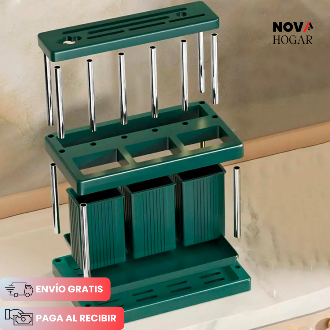 TidyBlade™ Organizador Escurridor de Utensilios