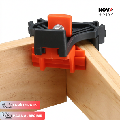 QuickClamp™ Set x4 Abrazaderas de Ángulos para Carpintería