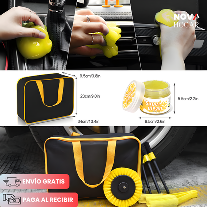 DetailerCar™ Kit de Limpieza Profesional 22 Piezas