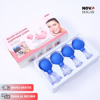 SculptLift™ Set Terapia Facial con Ventosas Relajante