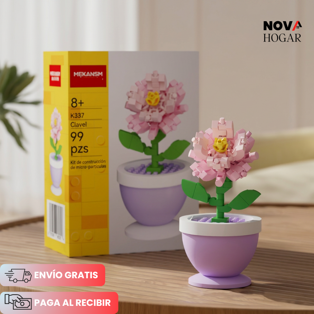 BrickBotanics™ Mini Flores De Bloques Armables