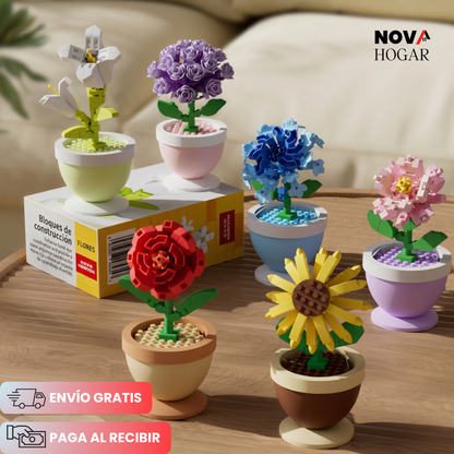 BrickBotanics™ Mini Flores De Bloques Armables