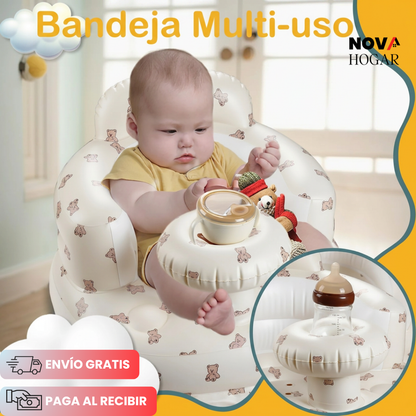 SafeSit™ Asiento Inflable Seguro Portátil para Bebés