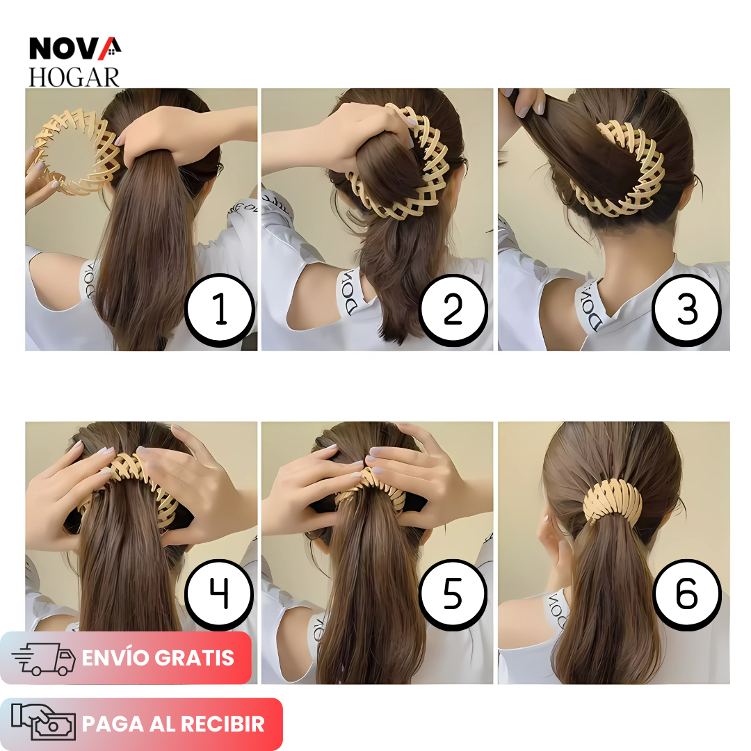 Pack x6 QuickClip™ Pinzas Expandibles para Cabello