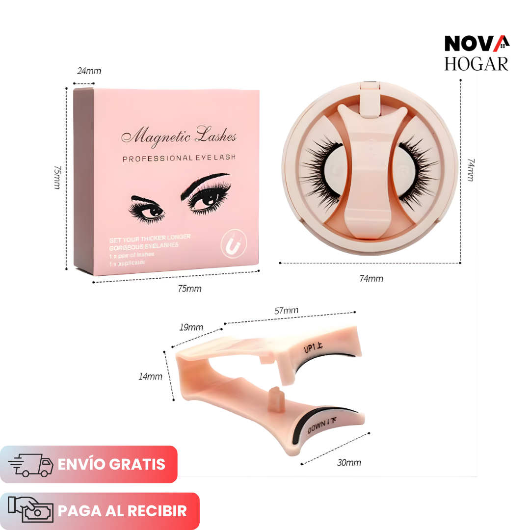 LuxeMag™ Pestañas Magnéticas Reutilizables