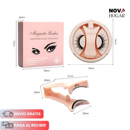 LuxeMag™ Pestañas Magnéticas Reutilizables