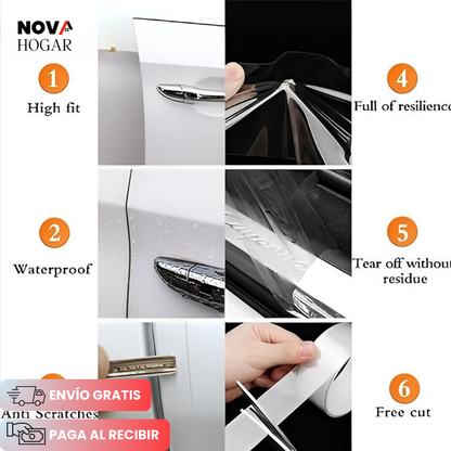 ScratchFree™ Cinta Protectora Transparente para Autos