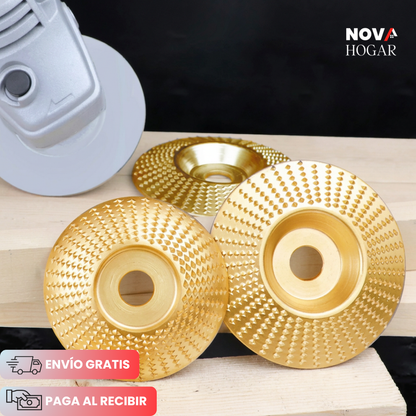 WoodShaper™ Set x3 Discos De Modelado para Madera