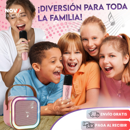 K-PopStar Duo™ Altavoz Infantil Bluetooth con 2 Micrófonos