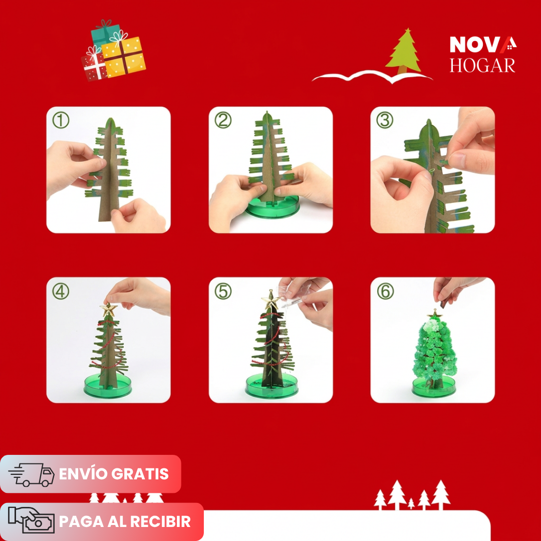 CrystalTree™ Árbol Mágico de Crecimiento Rápido