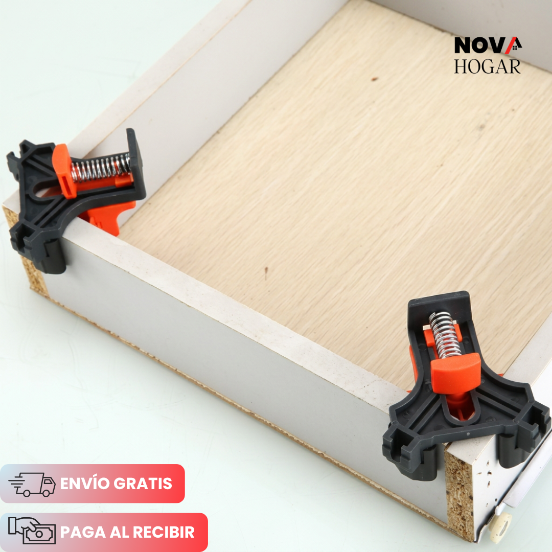 QuickClamp™ Set x4 Abrazaderas de Ángulos para Carpintería