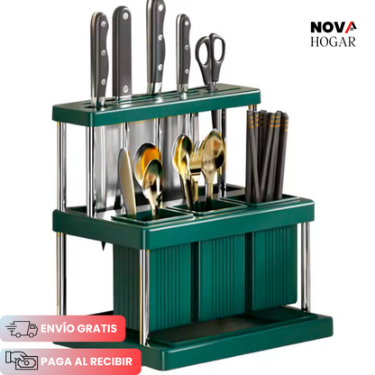 TidyBlade™ Organizador Escurridor de Utensilios