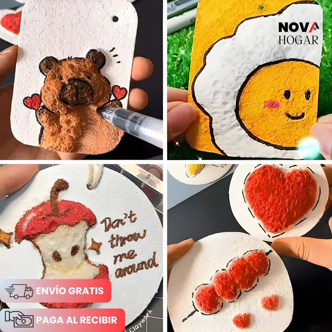 MagicPuff™ Kit de Dibujo en Espuma Mágica 3D