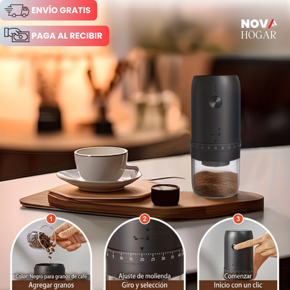 GrindBrew™ Molino Eléctrico de Precisión para Café