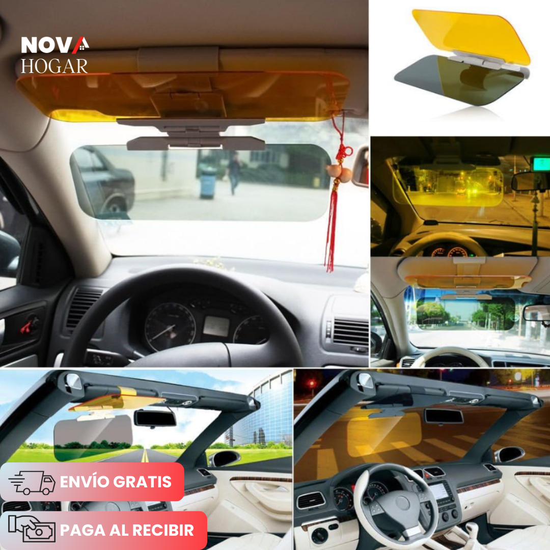 SafeGlare™ Visor Anti-Deslumbramiento 2 en 1 para Auto