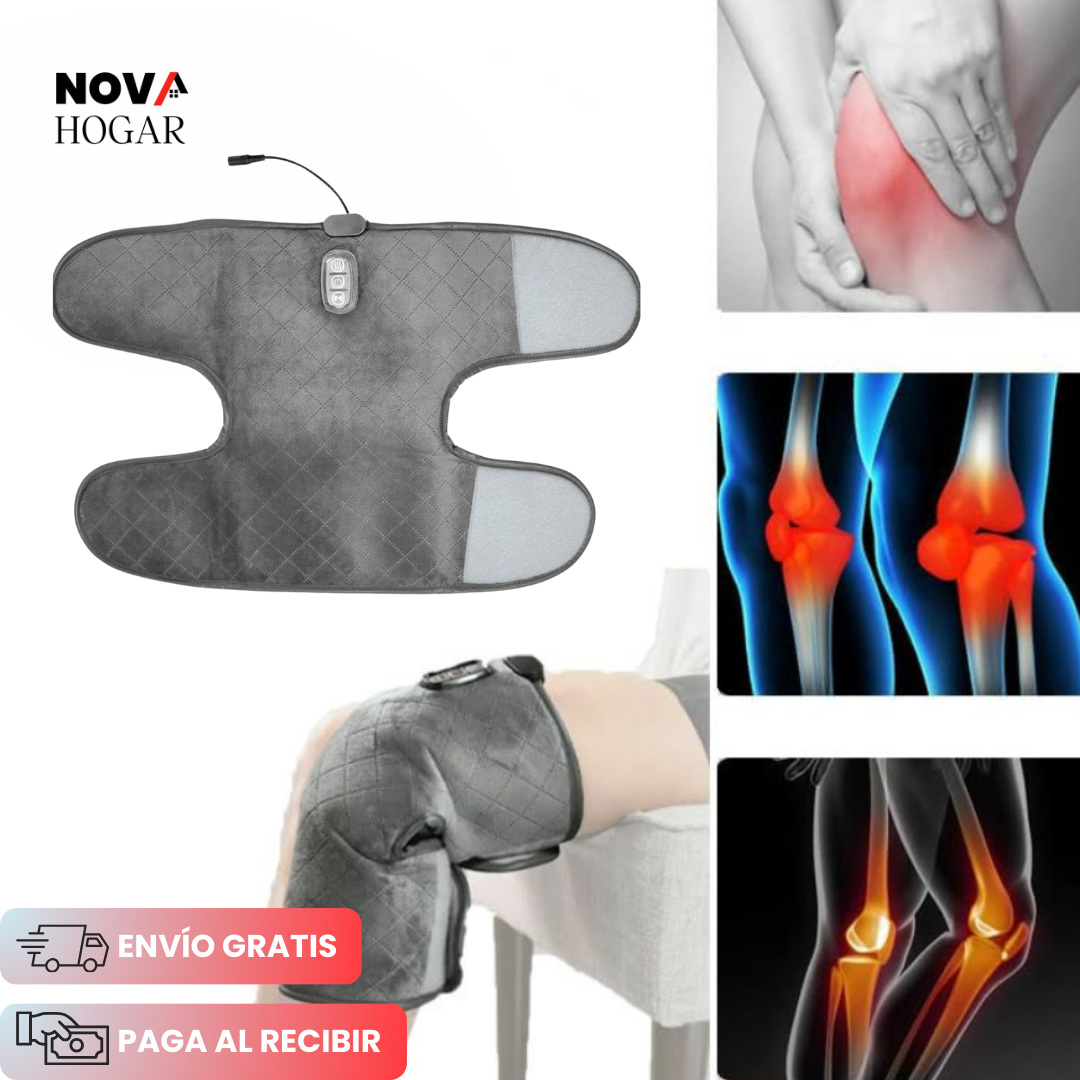 VibeHeat™ Rodillera Terapéutica con Masajeador Térmico