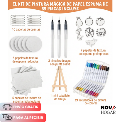 MagicPuff™ Kit de Dibujo en Espuma Mágica 3D