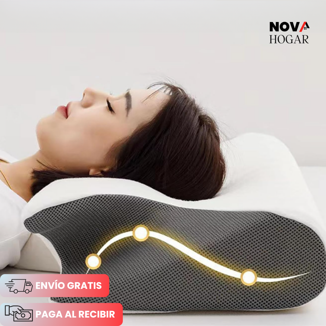 NeckAlign™ Almohada Ergonómica con Soporte Cervical